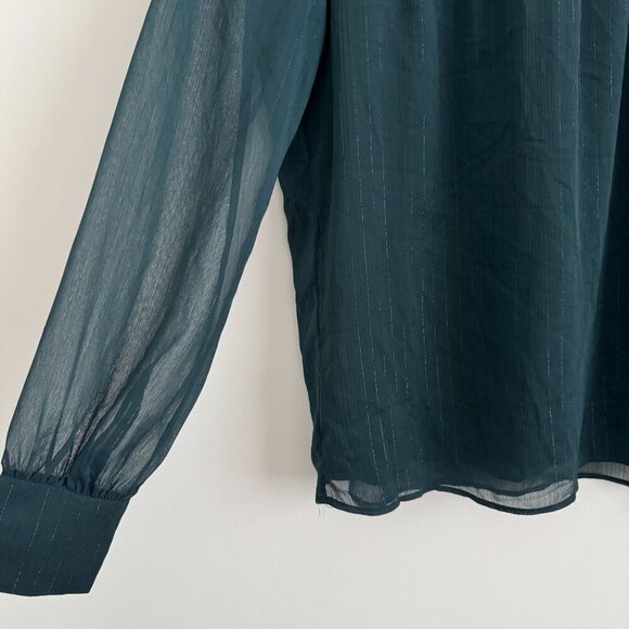 Mason & Belle Women Long Sleeve With Embroidered Floral Top Blouse Size M - Picture 8 of 9